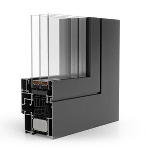 Alu-kozijn Aluprof MB-86N SI Buiten