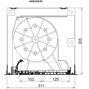 Rollladenkasten SKB mit Kastenhöhe 300mm RI
