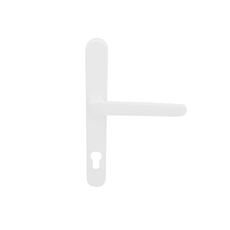 Türdrücker Flach in Weiß