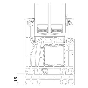 Drutex Iglo Edge - 70103 - Rahmenverbreiterung 15mm