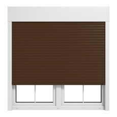 Aufsatzrolladen Panzer Braun