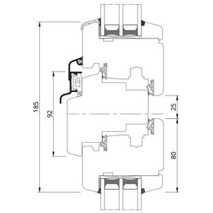 Drutex Softline 88 Fenster Oberlicht Dreh-Kipp + Dreh-Kipp