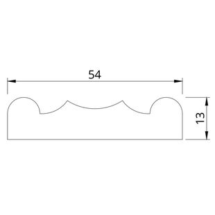 Drutex Zierleiste Schlagleiste LP201