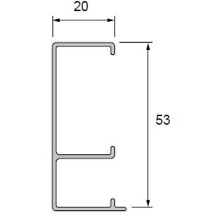 Vorbaurollladen Abstandshalter aus Aluminium Detail