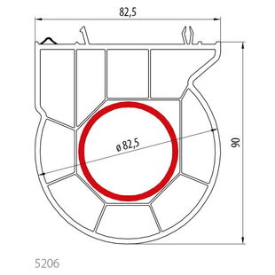 Gealan 5206 - Eckkopplung variabel