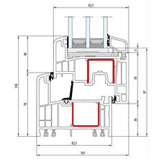 Detailzeichnungen Kunststofffenster Gealan S 9000
