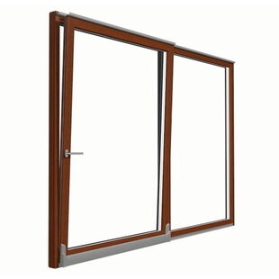 Hout-aluminium parallel schuif-kiepdeur