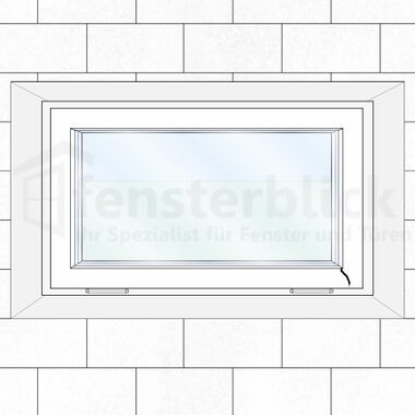 Kunststofffensterrahmen Riss im Flügel