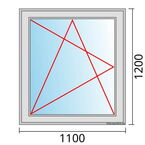 Venstermaat 1100x1200mm