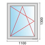Venstermaat 1100x1300mm
