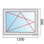 Venstermaat 1200x900mm