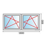 Venstermaat 1800x800mm