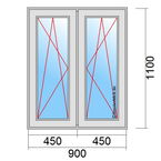 Venstermaat 900x1100mm