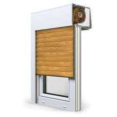 Opoterm SKT Aufsatzrollladen in 07 Holz Hell
