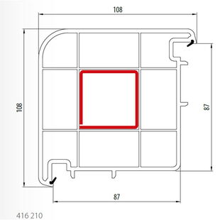 Salamander 416 210 Eckkopplung 90 Grad