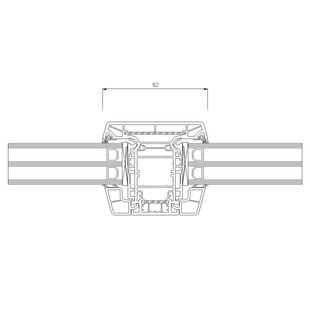 Schüco Living Alu Inside MD -pfosten-92mm- 9524