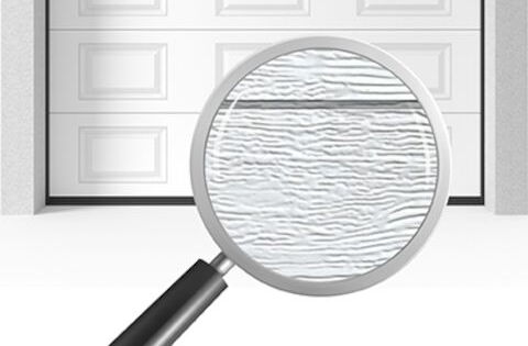 Sektionaltor Vente K2 RA mit Sicken in Kassetten-Optik und Woodgrain Oberfläche