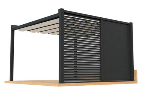 Pergola Terra Zubehör bewegliche Lamellen Aluminium