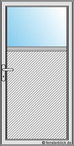 Nebeneingangstür Modell Schwedt