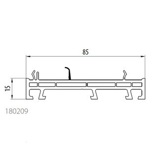 Aluplast 180209 - Rahmenverbreiterung - 15mm