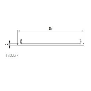 Aluplast 180227 - Rahmenverbreiterung - 2mm