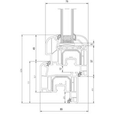 Aluplast Ideal 4000 raam als renovatiekozijn in Round-Line