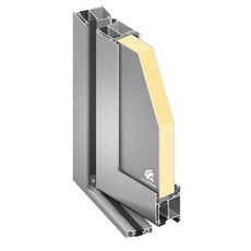 Aluprof profiel MB 70 HI met warmte-isolatie deurpaneel