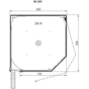 Vorbaurollladen SK mit Kastenhöhe 205mm