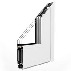 Aluminiumtür Profil Weiß