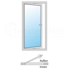 Tür mit Öffnungsrichtung nach Außen Zeichnung