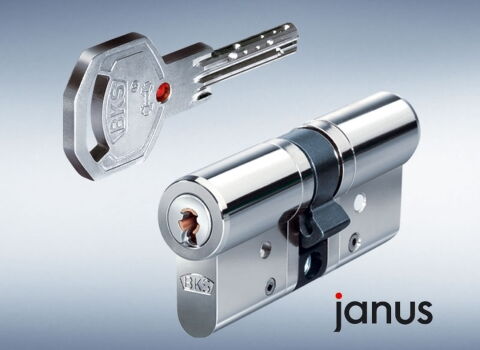 Tür-Klinke mit Schloss