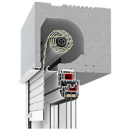 Drutex opbouwrolluik RS Styropor revisie van buitenaf