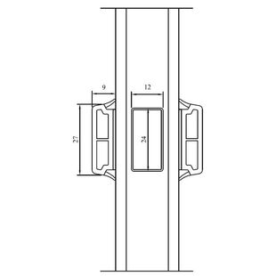 Drutex Iglo aufliegende Sprossen 27mm