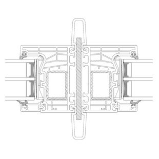 Drutex Iglo Edge - 50111 - Statische Kopplung mit Verstärkung beidseitig 11mm