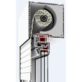 Drutex Aufsatzrollladen in Weiß