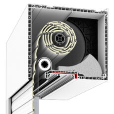 Drutex Aufsatzrollladen RN 215mm Querschnitt