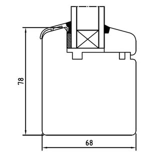 Drutex Softline 68 Festverglasung Ohne Falz