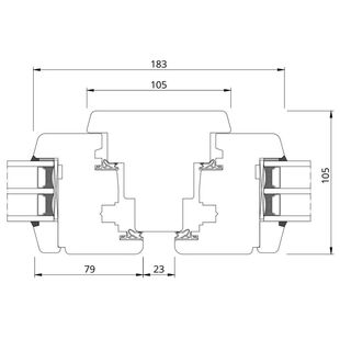 Drutex Softline 88 Fenster Dreh-Kipp + Dreh-Kipp