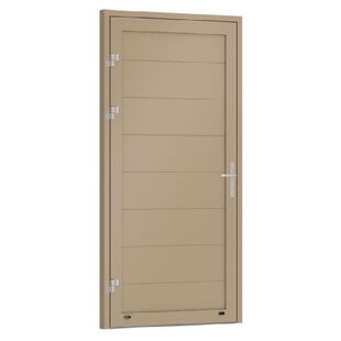 Enkelvleugelige garagedeur van Krispol zonder reliëf