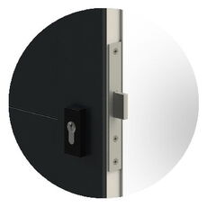 Garagentür-Konstruktion mit zusätzlicher Einpunkt-Verriegelung