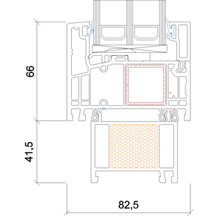 7299-IKD- Sockelprofil 41-5mm