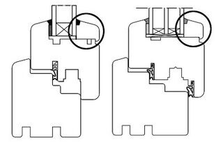 Glasleisten Holz Detailzeichnung Vergleich
