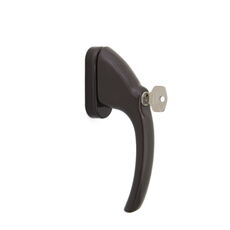 moderner Fenstergriff Exclusive abschließbar, braun