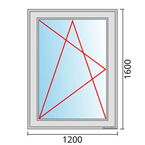 Venstermaat 1200x1600mm