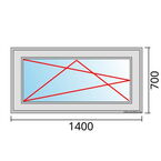 Venstermaat 1400x700mm