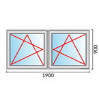 Venstermaat 1900x900mm