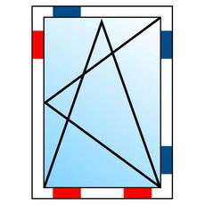 Fenster Verklotzung Dreh-Kippflügel