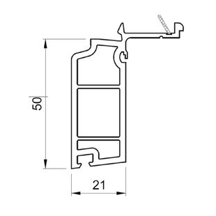 Salamander 416 135 Steinbankanschluss 50mm