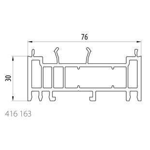 Salamander 416 163 Rahmenverbreiterung 30mm