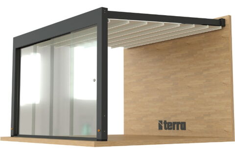 Pergola Terra Cabrio Yer Zubehör Glasschiebewand Sichtschutz